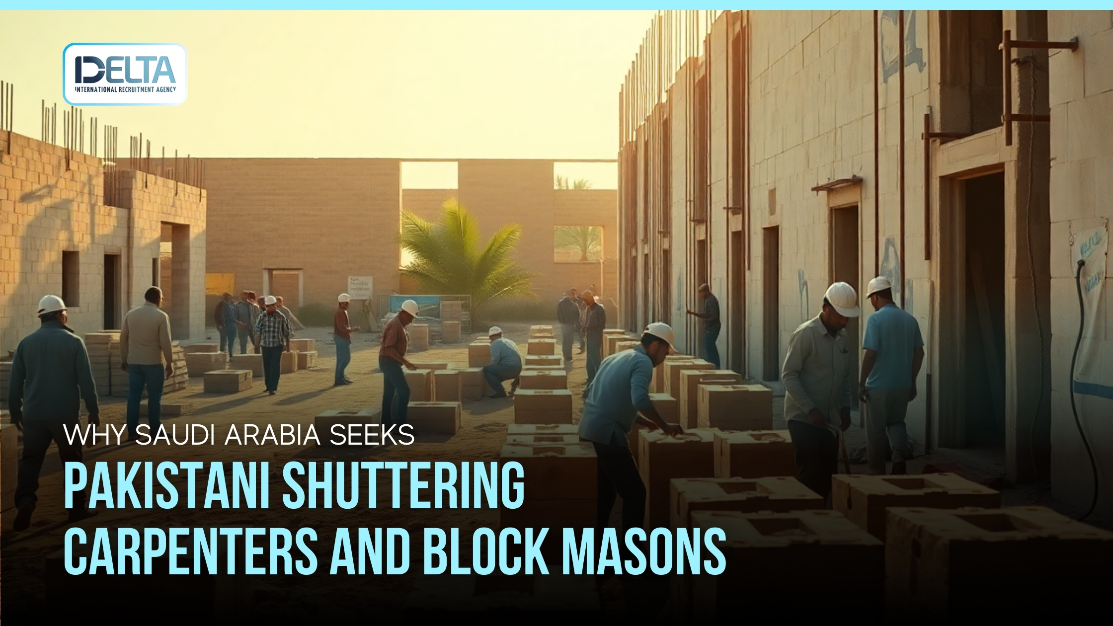 Why Saudi Arabia Seeks Pakistani Shuttering Carpenters and Block Masons